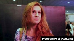 Maria Butina in 2015 at the FreedomFest conference in Las Vegas