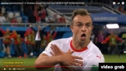 Gestul controversat al lui Xherdan Shaqiri'.