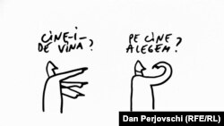 Desen de Dan Perjovschi