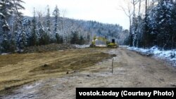 Дорога Лидога-Ванино в Хабаровском крае