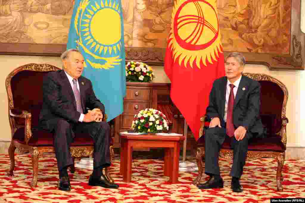 Встреча президентов Казахстана и Кыргызстана