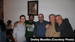 Слева направо: Абза Марыхуба, Виктор Васкез, Денис Хагба, Борис Сагакян, Заур Гурзан