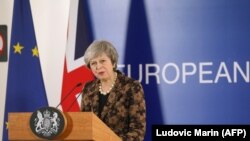 Theresa May, Bruxelles, 14 decembrie 2018 