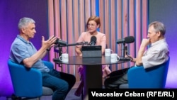 Moldova, Igor Botan and Nicolae Negru at the Dincolo de Stiri podcast hosted by Eugenia Cretu