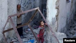 Një fëmijë palestinez në Gaza.