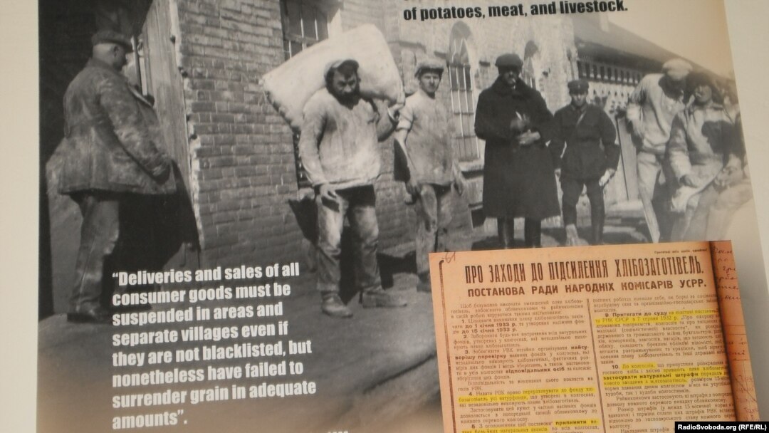 Виставка про Голодомор в Україні, Прага