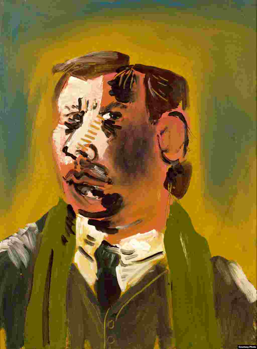 Jiri Georg Dokoupil, Kippi (Matin Kippenberger), (1983)