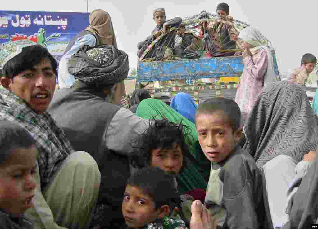 Afghan refugees return from Pakistan in April 2007 under a UN-backed voluntary-repatriation plan - The UN refugee agency has described Pakistan as "home to the world's largest refugee situation, the largest assisted repatriation in modern history, and the largest registration of refugees ever conducted." 