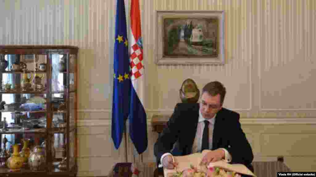 Hrvatska - Posjet srpskog vicepremijera Aleksandra Vučića Zagrebu, 29. april 2013. 