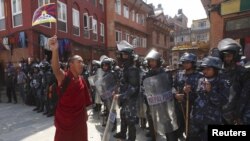 Демонстрация за свободу Тибета в Непале