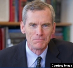 Retired US Navy Vice Admiral Robert Murrett, professor at Syracuse University's Maxwell School of Citizenship and Public Affairs
