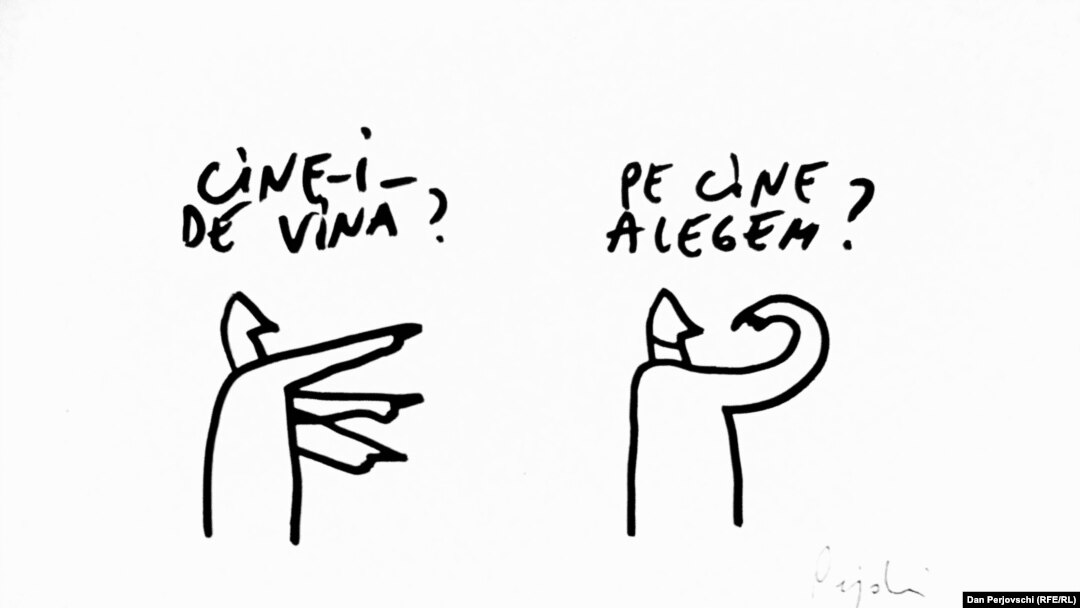 Desen de Dan Perjovschi