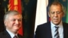 Russia -- Foreign Minister Sergei Lavrov (R) with his Armenian counterpart Eduard Nalbandian at a meeting of the Chairman of the Collective Security Treaty Organisation (CSTO) in Moscow, 04Sep2008 