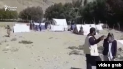 Лагерь для беженцев в афганском Ишкашиме.