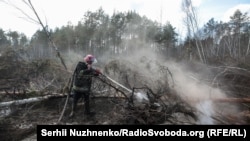 Гасіння пожежі в Житомирській області, 22 квітня 2020 року