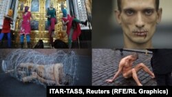 Pussy Riot's Punk Prayer, Pyotr Pavlensky's "Stitch," "Carcass," and "Nail."