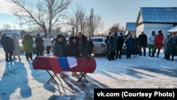 Похорон учасника вторгнення Росії в Україну