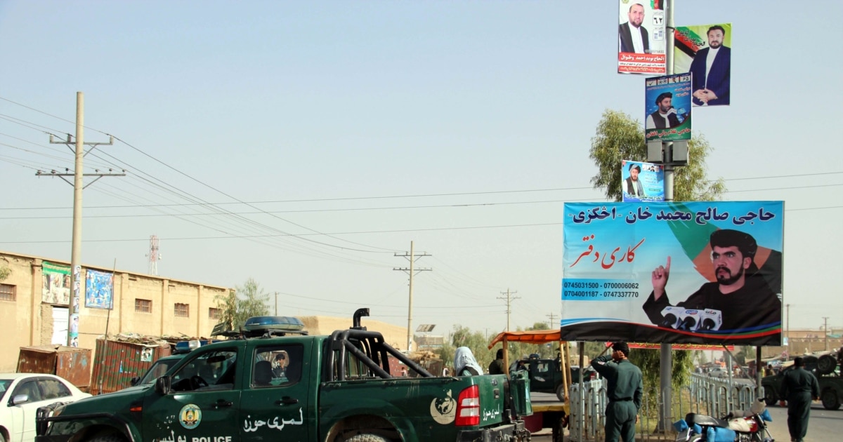 Female candidate's election rally cleared out by Islamic hardliners