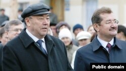 Башкортстанның элекке президенты Мортаза Рәхимов һәм премьер-министры Раил Сарбаев, архив фотосы