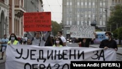 Protest studenata i profesora Univerziteta u Beogradu, 3. oktobar