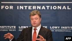 Președintele Petro Poroșenko la Institutul Lowy de la Sydney 