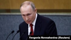 Vladimir Putin în Duma rusă