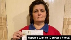 Ларыса Шанюк з саявай пра страйк