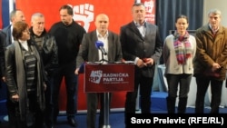 U Podgorici je predstavljena nova politička stranka, pod nazivom „Radnička partija“, na čijem je čelu poslanik Demokratskog fronta Janko Vučinić