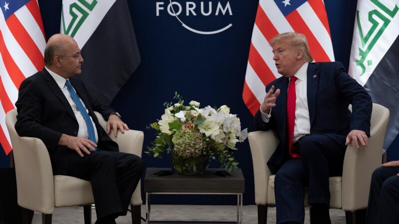 ټرمپ او برهام صالح: په عراق کې د امریکا د پوځي حضور دوام ته اړتیا ده