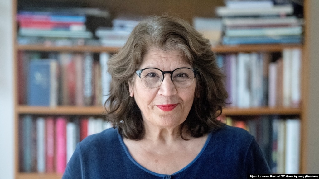 Iran-born Swedish author Jila Mossaed (file photo)