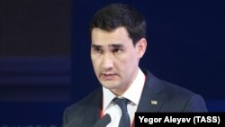 Serdar Berdymukhammedov, the son of the Turkmen president, seems to be moving inexorably up the government ladder. (file photo)