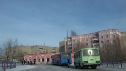 Автостанция в поселке Шахан Карагандинской области.