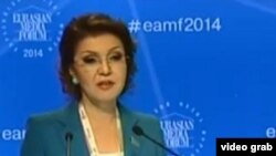 Парламент мәжілісінің вице-спикері Дариға Назарбаева. Астана, 24 сәуір 2014 жыл.