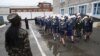 Заключенные женской исправительной колонии в Красноярске