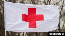 Флаг Международного комитета Красного Креста, иллюстрационное фото 