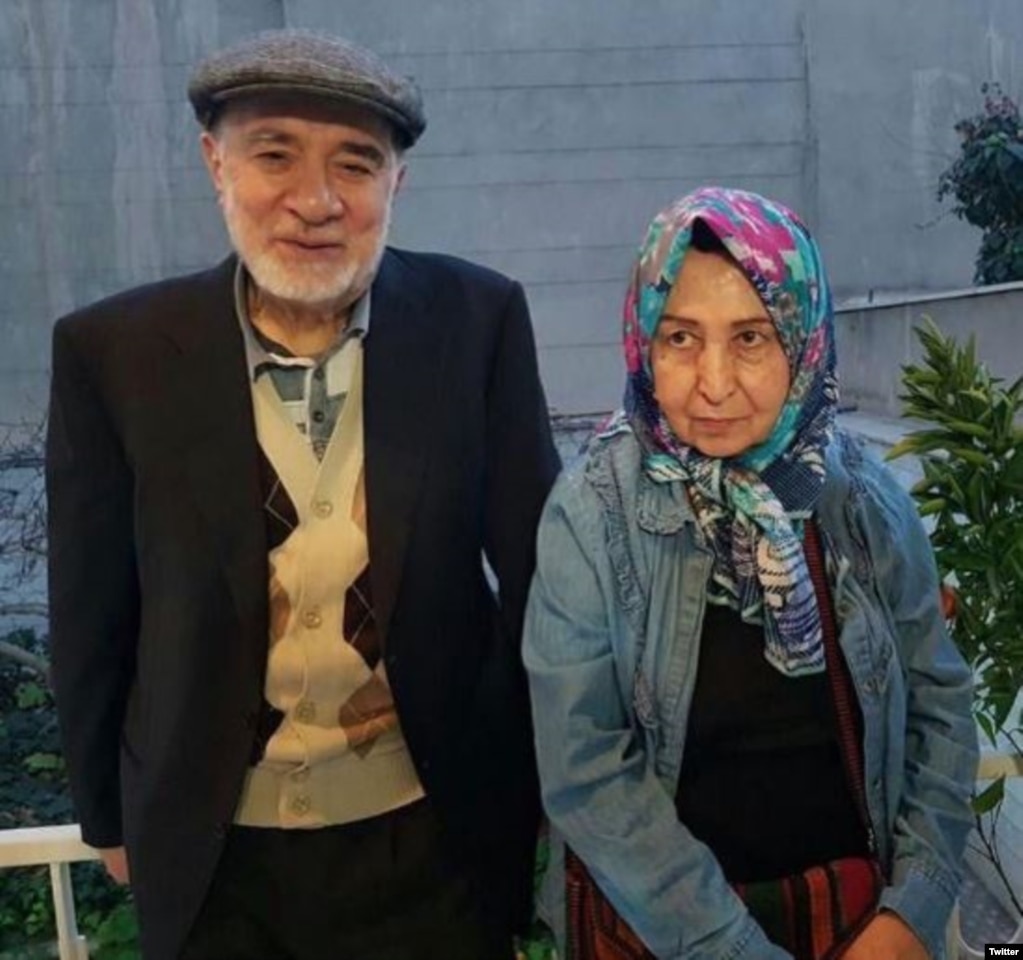 Mir Hossein Musavi and his wife, Zahra Rahnavard