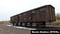 В таком вагоне во время войны перевозили заключенных концлагеря Аушвиц