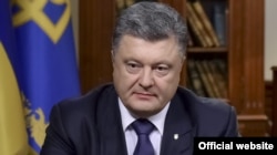 The Ukrainian Foreign Ministry filed the lawsuit with the UN at the request of President Petro Poroshenko (pictured, file photo).