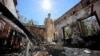 Разрушенный Национальный музей Григория Сковороды в селе Сковородиновка Харьковской области, 7 мая 2022 года
