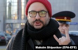 Kiril Serebrenikov la audierile din procesul intentat la Moscova, 16 noiembrie 2018