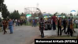 مدينة العاب في الموصل خلال عيد الفطر 