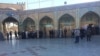 Voters' queue at the Shrine of Masoumeh in Qom, the religious capital of Iran. February 21, 2020