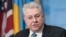 Володимир Єльченко на Раді безпеки під час роботи постійним представником України в ООН. 2017 рік