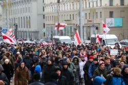 Демонстрація проспектом Незалежності у Мінську, 7 грудня 2019 р.