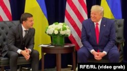 Donald Trump și Volodimir Zelenski, Națiunile Unite, 25 septembrie 2019