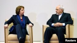 Baronesha Catherine Ashton dhe Ministri i Jashtëm iranian, Javad Zarif 