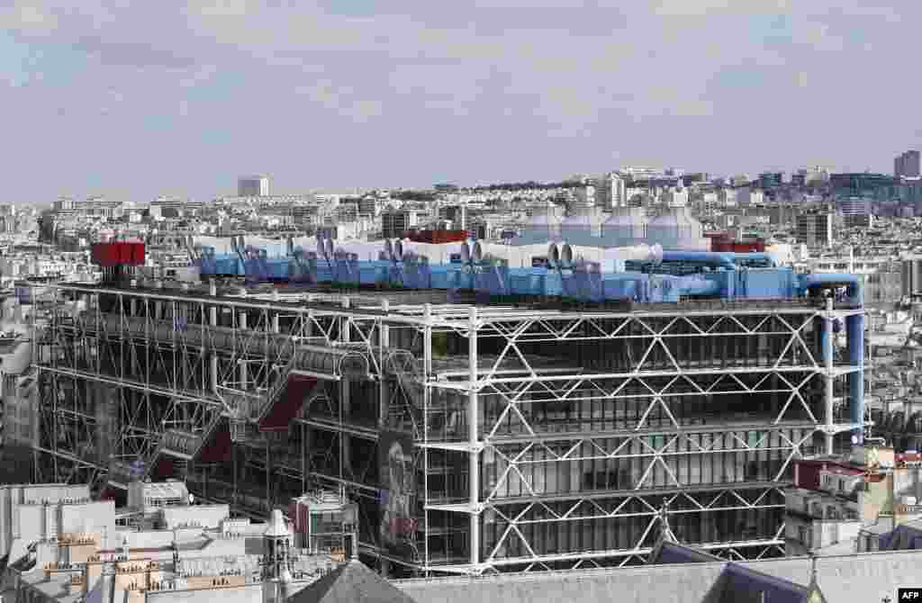 The Centre Georges Pompidou in Paris, which opened in 1977, is notable for its inside-out design, with its exposed network of multicolored pipes, tubes, and ducts. With no real facade, the museum's design was trashed by many critics at the time. Art lovers, however, continue to flock to the building, with more than 150 million visitors logged since its opening.