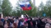 Протест против строительства храма в сквере у Театра драмы в Екатеринбурге