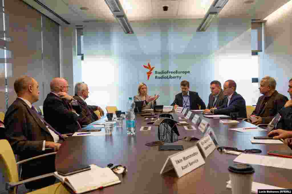 CZECH REPUBLIC – A visit of Acting U.S. Assistant Secretary of State for European and Eurasian Affairs Philip Reeker at RFE/RL on October 31, 2019, RFE/RL’s headquarters, Prague.