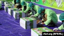 یک مرکز پروسس میوههای خشک در افغانستان